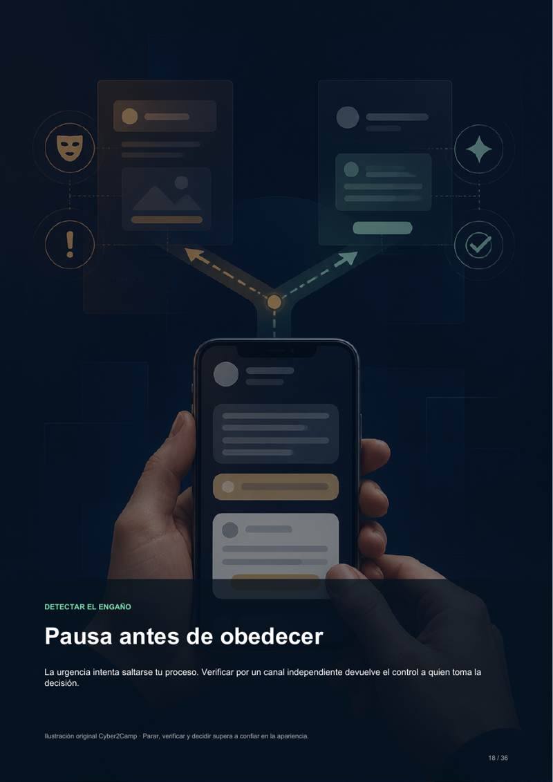 Vista previa de la sección sobre phishing